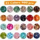 thumbnail image 1 of Juego De Fabricación De Joyas, 24 Cuentas De Piedras Preciosas Naturales De Colores, Cuentas De Piedra De 5-7 Mm, 1073 Piezas De Anillos, Juego De Bricolaje Para Joyería, Collar, Pulsera, Pendiente, 1 of 6