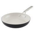 thumbnail image 1 of Sartén KitchenAid de 25 cm con recubrimiento cerámico antiadherente de aluminio anodizado duro, 1 of 9