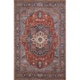 thumbnail image 1 of Momeni AFSHAAFS37RED5076 5 ft. x 7 ft. 6 in. Afshar Machine Made Traditional Rectangle Area Rug, Red, 1 of 1