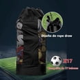 thumbnail image 5 of Bolsa de Pelota de Red de Fútbol Bolsa Grande de Malla Deportiva para 17 Balones, malla para balones de equipo de fútbol,cordón para Artículos deportivos voleibol baloncesto, 5 of 5