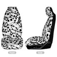 thumbnail image 5 of Jack Skellington Skull Car Seat Covers Vehicle Front Seat Protector Mat Cover Accessories, 5 of 6