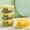 Yellow, variant on 2.36x2.36x1.57 Inch Mini Fresh Box with Lid Food Dispenser Thickened Thermal Transparent Storage Square Complementary Food Container (White)