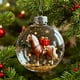 thumbnail image 2 of Seyotauo Christmas Horse Ornament Collection - Clear Acrylic Baubles with Intricate Equestrian Scenes, Metallic Tops & Golden Glitter for Holiday Centerpieces/Curio Cabinets, Gifts for Horse Lovers, 2 of 5