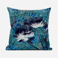 thumbnail image 3 of Three Roses with Butterfly Indoor/Outdoor Fabric Pillow Zipped -Green White 26", 3 of 7