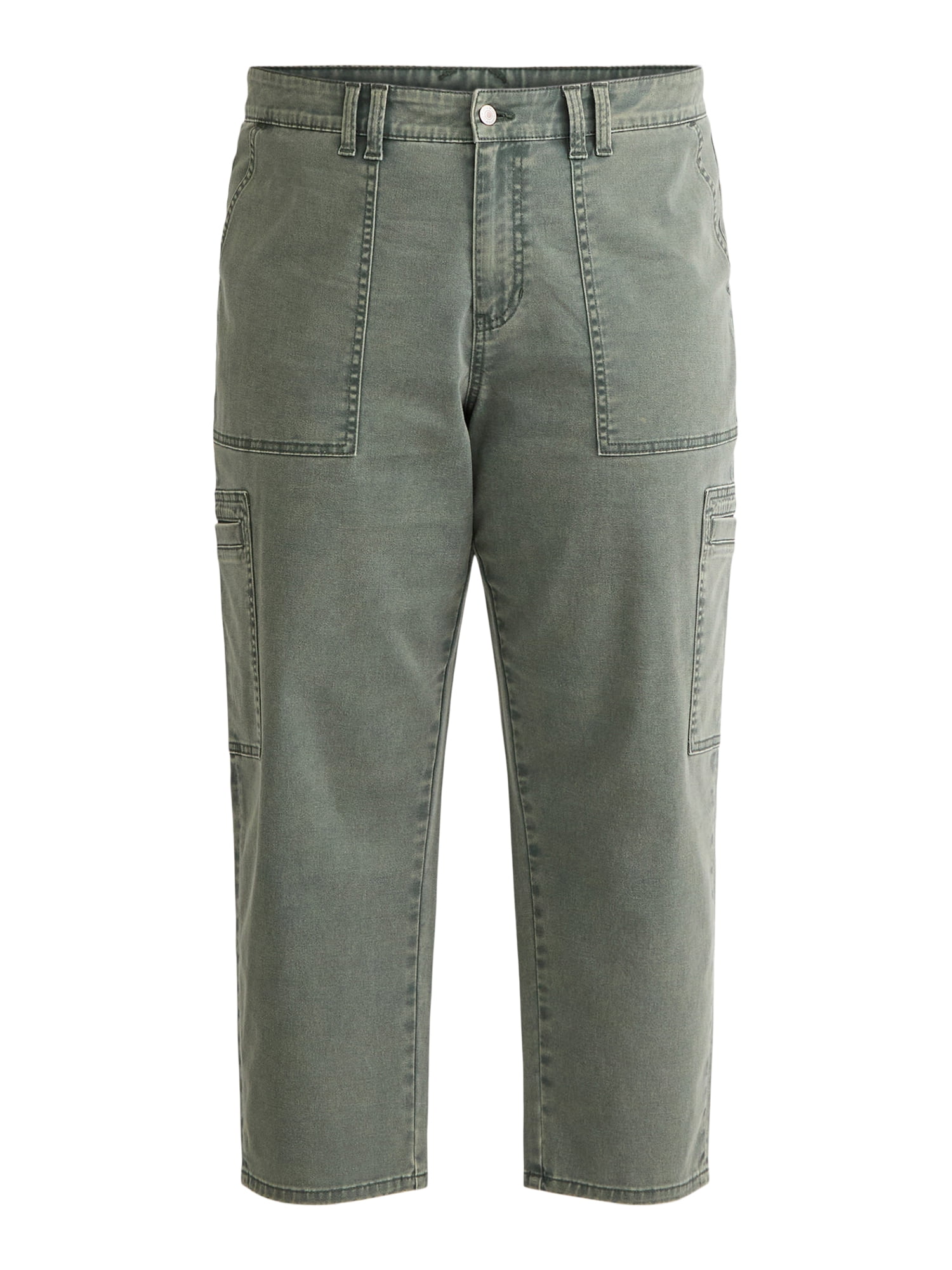Terra & Sky Women's Plus Utility Pants, 26'' Inseam, Sizes 14W-22W