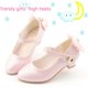thumbnail image 4 of Zapatos de mujer de primavera, zapatos de cuero con tacones altos pequeños, zapatos grandes para niños, zapatos de princesa, zapatos de una sola capa para niños, 4 of 5
