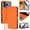 Orange, variant on Wallet Leather Case For iPhone 17 Pro 6.3",with Card Holder,wristband, Shockproof Kickstand Embossed Love Cat Phone Case,Pink,For iPhone 17 Pro