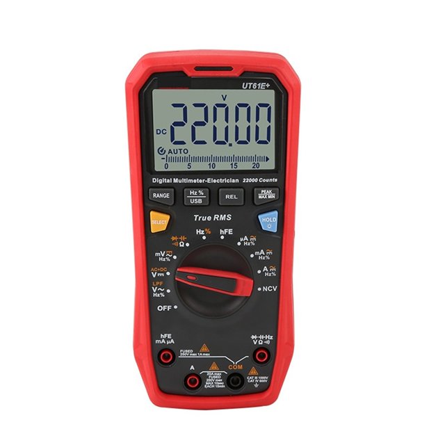 Multimètres Numériques Professionnels 1000V Voltmètre Testeur de Condensateur Véritable RMS Automobile Multimètre, Largement Utilisé
