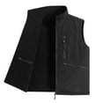 thumbnail image 1 of Veste en Molleton Homme Veste Cargo Extérieure Réversible pour Homme Imperméable, Doublée en Molleton, Multipoche, Style Décontracté Veste en Molleton pour Homme, 1 of 9