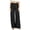 Black, variant on SwiftWear Women's High Waist Linen Wide Leg Pants Casual Summer Beach Palazzo Trousers with Pockets, Comfortable Loose Fit & Breathable Fabric