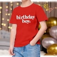 thumbnail image 2 of Chemises Garçons Mode Imprimés Lettres Chemises pour Adolescents Enfants Garçon Été Manches Courtes Fans Cadeau Hauts Tee-Shirt Enfant Garcon Rouge 1 An-2 Ans, 2 of 4