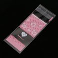 thumbnail image 4 of Bolsas autoadhesivas de celofán Macarena 27 100 Unids Bolsa de Galleta Corazón rosado, 4 of 8