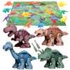 Take Apart Dinosaur Toys for Kids - Dino Building Toy Set with Dinosaur Figures, Activity Play Mat and Tools - STEM Construction Engineering Play Kit for Toddler Boys Girls 6 7 8 Year Old Gift