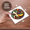 thumbnail image 7 of 3drose, Colorful Pop Art of a Banana, Set of 4 Ceramic Tile Coasters, 7 of 7