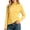 Yellow, variant on Maean Girls Turtleneck Long Sleeve Tops Undershirt Fall Winter Pullover Soft Warm Stretchy Mock Neck Top