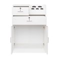 thumbnail image 5 of Smilegend Salon Storage Cabinet with Hair Dryer Holder & Locking Drawers - Professional Rolling Organizer for Barber, Spa, & Home Use, 5 of 7