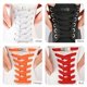 thumbnail image 5 of Cordones de zapatos sin atar de 8mm, cordones con cierre a presión sin corbatas, cordones elásticos, zapatillas de deporte para niños y adultos, cordones planos ensanchados para zapatos, 5 of 5
