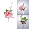 thumbnail image 5 of Wedding Artificial Flower Corsage and Boutonniere Set Elegant Wrist Floral Arrangement for Bridesmaids Grooms Prom Formal Events Ceremony Party Favors Mother’s Day Gife 1Pcs, 5 of 5