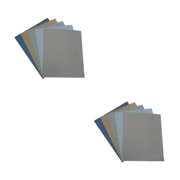 WHAMVOX WORGEOUS 10 PCS Sandpaper 9 x 11 Inch Silicon Carbide for Wood Metal Crafts Fine Grit 1000 2500 4000 5000 7000