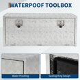 thumbnail image 2 of Qinaqin cm de Alturaeavy- Profundidaduty Aluminum Profundidadiamante Plate Underbody Truck Caja (36-18-18 in) Pickup Almacenamiento con Cerradura y Keys Anchoaterproof para Trailers, 2 of 6