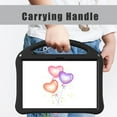 thumbnail image 5 of Kids Case for 2025 Tab 2 10.1", Children Friendly EVA Foam Protective Stand Handle Cover for T-Mobile REVVL Tab 2 10.1 Inch Tablet - Black, 5 of 14