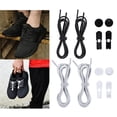 thumbnail image 1 of 2 pares de cordones elásticos para para hombres y mujeres compatibles con zapatillas deportivas y calzado informal; cordones sin cordones Salvador Cordones elásticos sin lazo, 1 of 10