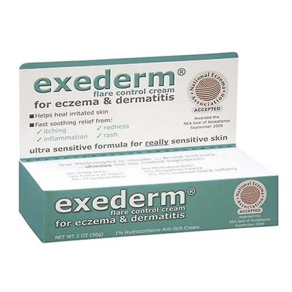 Exederm Flare Control Cream for Eczema & Dermatitis 2 oz