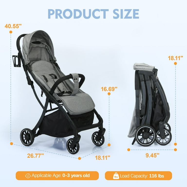 Baby 2 in 1 pram sales
