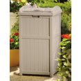 thumbnail image 2 of Suncast Cache-poubelle, Résine toutes saisons, 30–33 gallons – Pour patio et terrasse – Taupe clair, 2 of 3