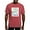 Crimson Red, variant on - Dad Super Heroes T Shirt - Mens Comfort Colors Shirt