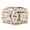 A, variant on Size 5 Plated Chunky Ring Pear Shaped Zirconia Wedding Ring for Women Alloy Statement Ring Cubic Zirconia CZ Ring Fashion Jewelry Anniversary Birthday Gift 13.5mm Band Width