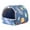 Blue Ocean, variant on Small Guinea Pig Bed, Guinea Pig Hideout Hamster Bed Rabbit House, Washable Warm Sleeping House for Small Pet, Ferret, Chinchilla, Bunnies| Winter & All Seasons