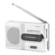 thumbnail image 1 of Radio portátil ANGGREK mini Estéreo Receptor AM/FM Color plata, 1 of 7