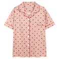 thumbnail image 4 of SHIXIAOO Ensemble de Pyjama d'Été pour Femmes à Manches Courtes avec Col et Poches, Maillot de Bain Grande Taille, 4 of 5