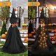 thumbnail image 3 of Fiudx Ofertas y liquidaciones Decoración de fantasmas de Halloween con temporizador de control remoto Lámpara fantasma Adorno de jardín para fiesta en el patio, 3 of 7