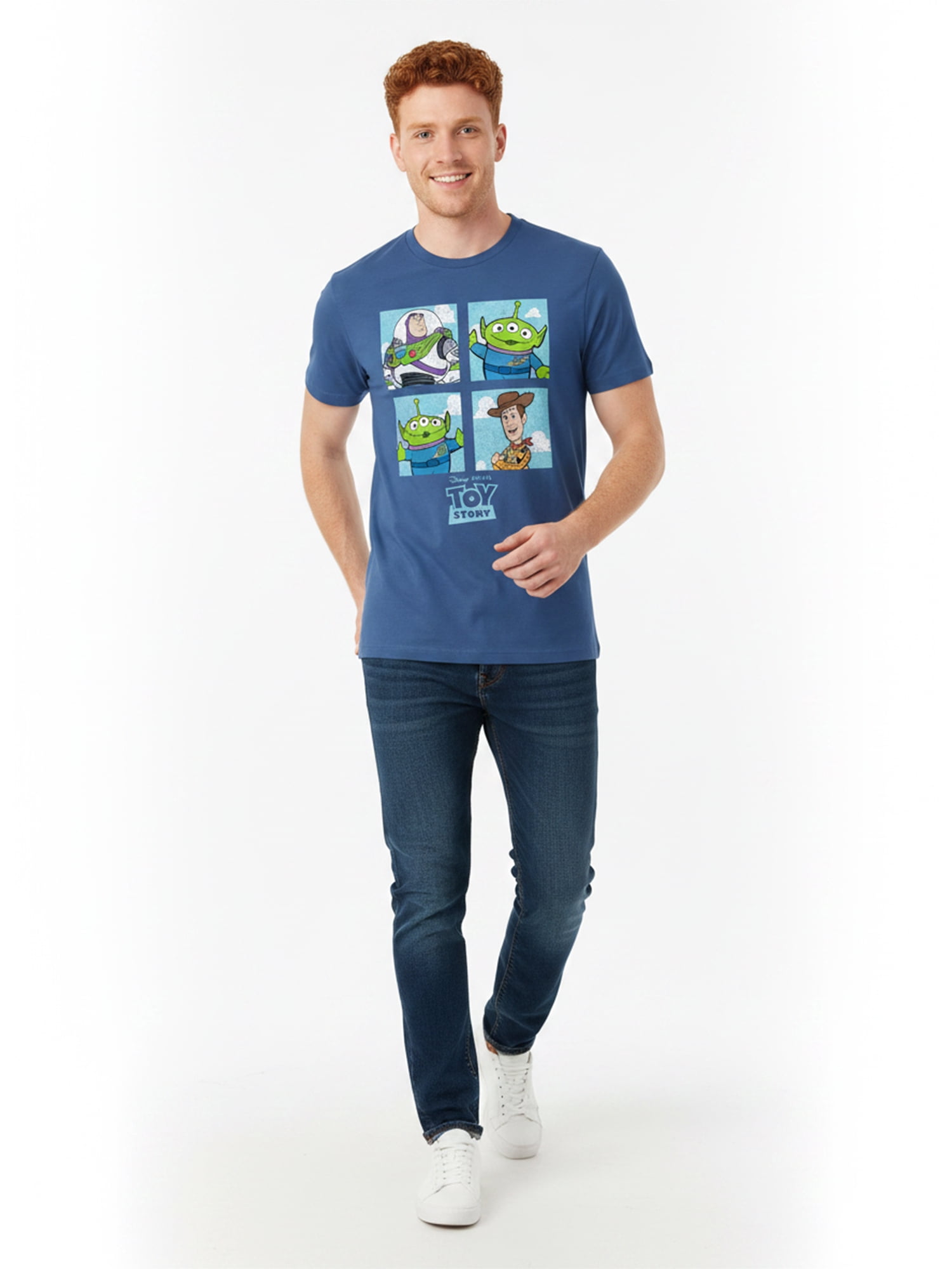 Toy Story, Men's & Big Men's Graphic Tee, Four Box, Sizes S-3XL