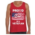 thumbnail image 1 of Awkward Styles Proud Dad of a Veteran Men Tank Top Superhero USA Patriotic Dad Shirt Red White and Blue 4th of July Top for Dad Love USA Proud Dad Tank 4th of July Party Retro USA Tshirt for Dad, 1 of 4