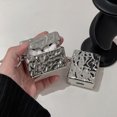 thumbnail image 3 of For airpods Case pleated tinfoil Creative Headphone Case Cover for Apple for airpods Case for airpods Pro Case for airpods Case (GRAY,AirPods 3), 3 of 6