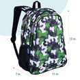 thumbnail image 4 of Wildkin Kids 15 Inch School and Travel Backpack for Boys and Girls (Green Camo), 4 of 9