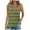 Olive Green, variant on ZQUUVOU Tank Top For Women Summer Casual Printed Sleeve V Neck Top (Olive Green,M)