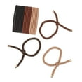 thumbnail image 4 of (3 pack) Scunci Basic Ponytailers Hair Bands With Gold Tip, 4 of 5