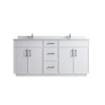thumbnail image 3 of VSC 72in Double Sink Freestanding Bath Vanity in White with White Cultured Marble Top, 3 of 4