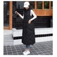 thumbnail image 2 of Women's Long Quilted Vest Winter Down Vest Transition Vest Winter Jacket Long Vest Winter Vest Lightweight Warm Quilted Casual Zip Puffer Jacket with Hood Down Coat, 2 of 11