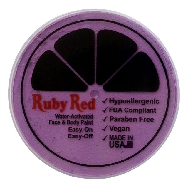 Pintura facial Ruby Red Paints color lavanda 75 ml a base de agua