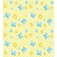 thumbnail image 3 of Checkered Duvet Cover Set, Pattern with Daisy Flower and Butterflies, Decorative 3 Piece Bedding Set with 2 Pillow Shams, King Size, Pale Blue Pale Blue, by Ambesonne, 3 of 3