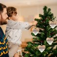 thumbnail image 4 of Christmas Decorations White Splicing Wooden Ornaments Christmas Tree Decorations Pendants Holiday Supplies Decoration, 4 of 6