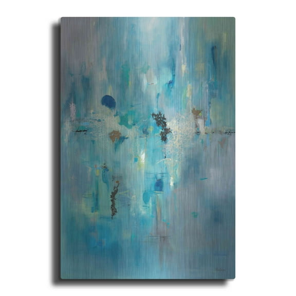 Luxe Metal Art 'A Story to Tell' by Victoria Jackson, Metal Wall Art, 12"x16"
