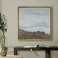 thumbnail image 3 of PixonSign Framed Canvas Wall Art Aerial View Cloudy Rocky Mountain Landscape Print Nature Wilderness Fine Art Farmhouse/Country Minimal Artwork for Living Room, Bedroom, Office - 16"x16" Natural, 3 of 5