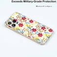 thumbnail image 5 of Summer Colourful Flowers Case for iPhone 13 Pro,Aesthetic Colourful Floral Pattern Soft TPU Full Cover Case, 5 of 5
