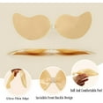 thumbnail image 4 of Cakes Cleavage Bra, Cakes Sticky Bra, Invisible Strapless Backless Push Up Self Adhesive Body Bras, Strapless Silicone Bra for Women, Push Up Sticky Bras, 4 of 6